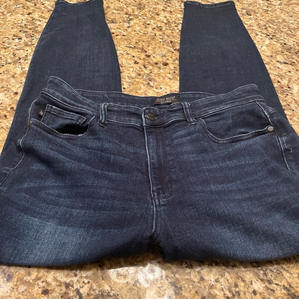 Judy Blue Black Slim Jeans with Stretch 14W